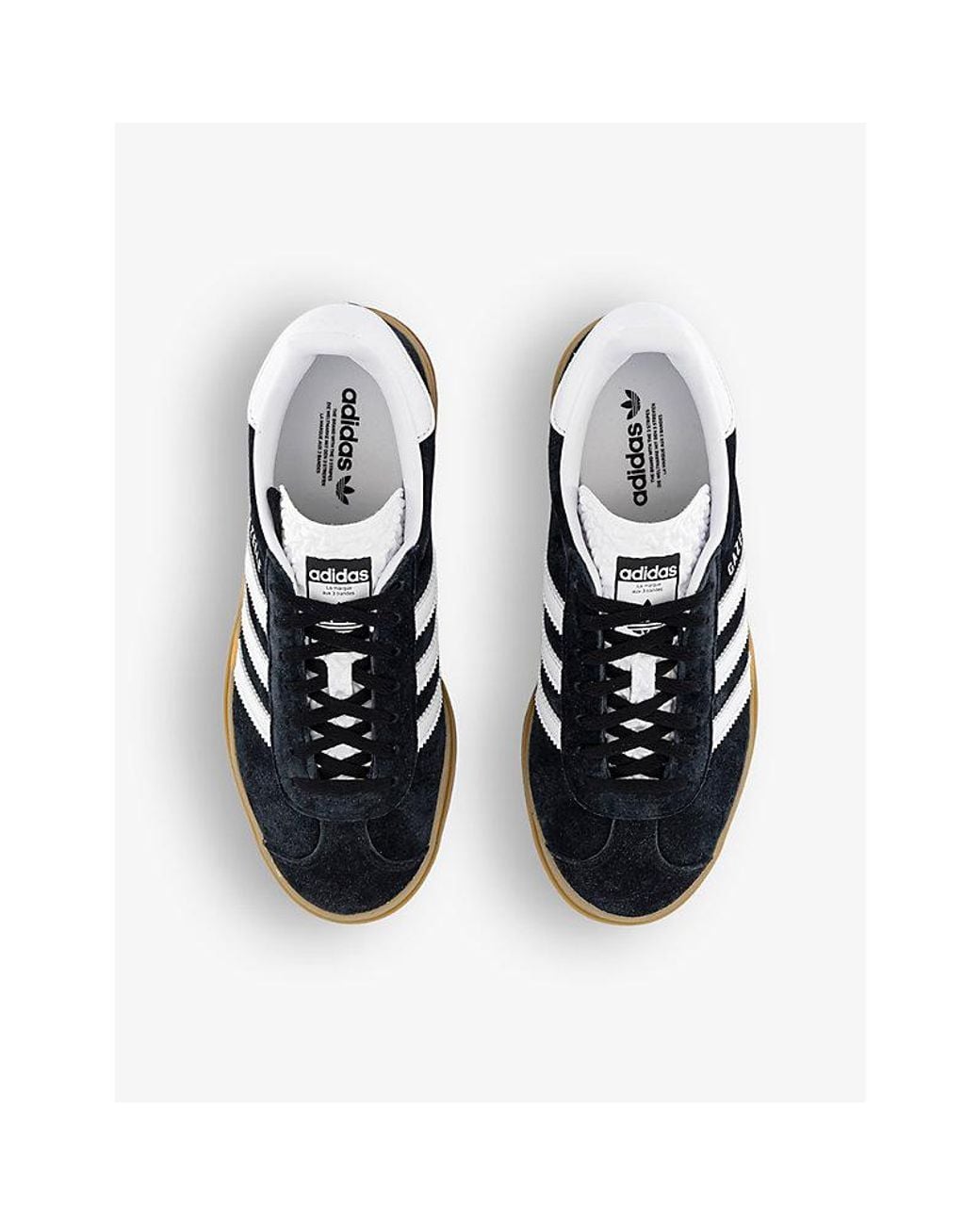 Adidas Originals Multicolor Gazelle Bold Brand-Embellished Suede Low-Top Trainers