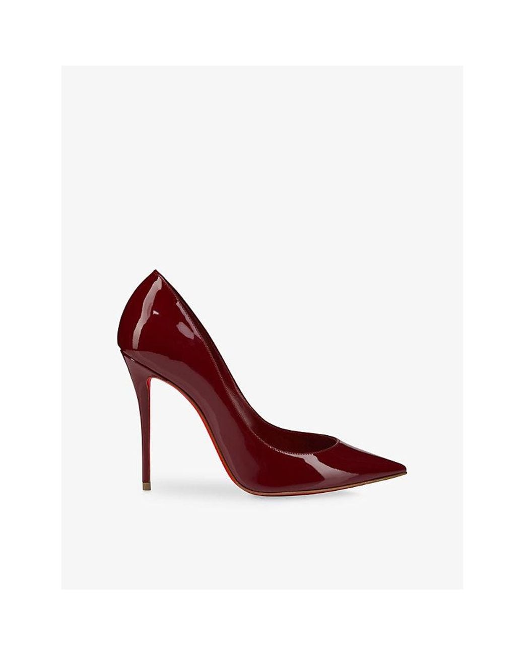Christian Louboutin Red La Pigalle 100 Patent-Leather Pumps
