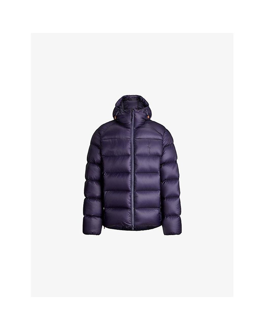 Polo Ralph Lauren Blue Hooded Shell Puffer Jacket for men