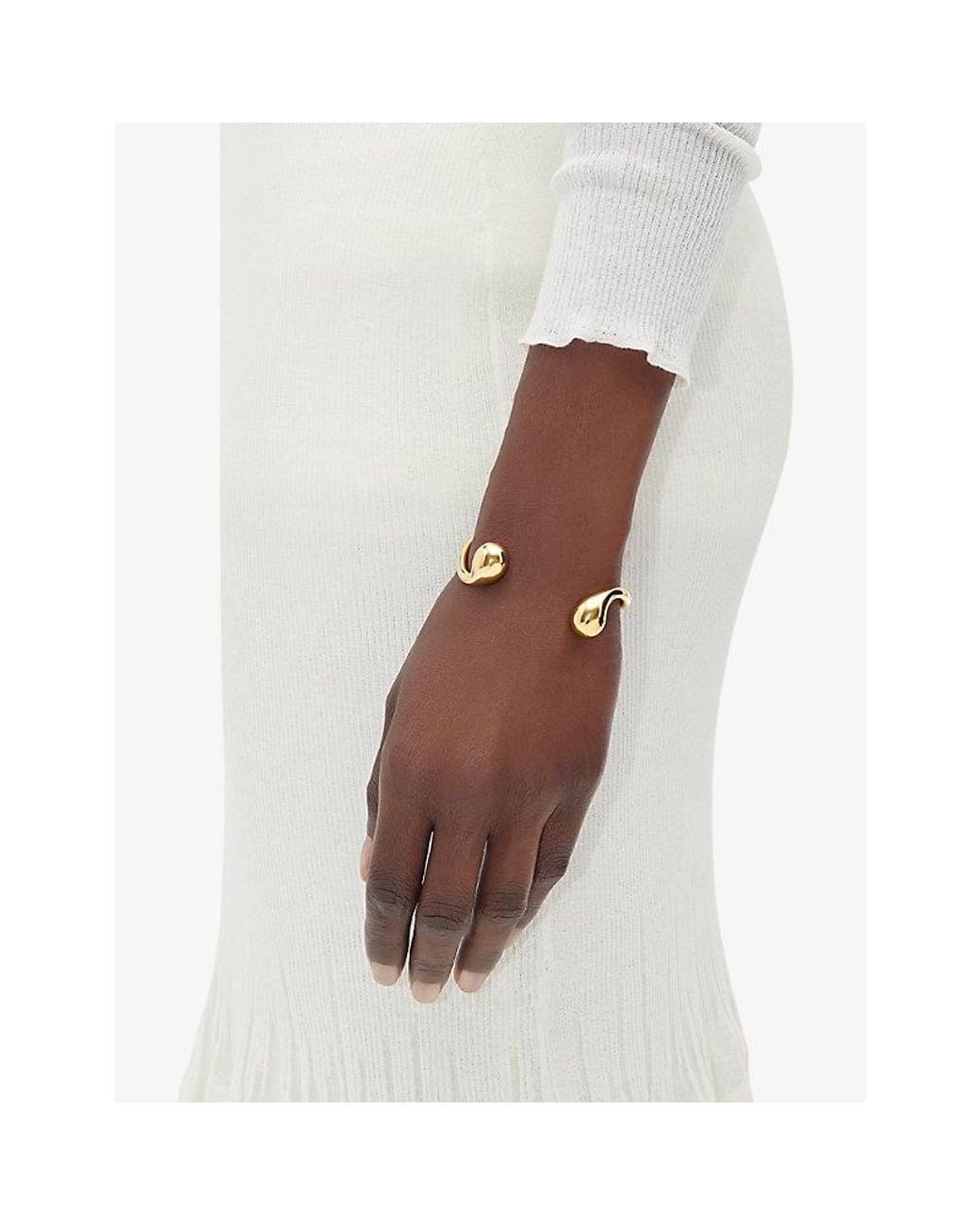 Bottega Veneta Multicolor Drop Plated Bracelet