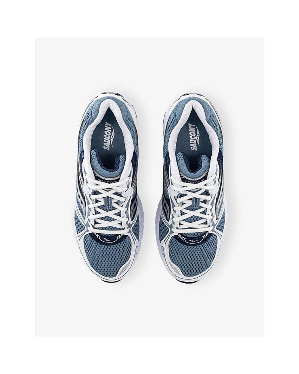 Saucony Blue Grid Legacy Woven Trainers for men