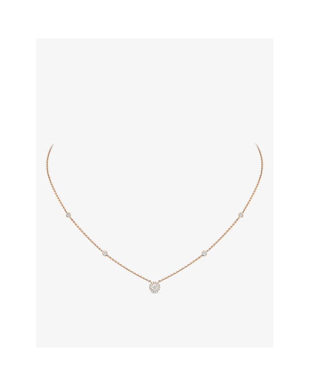 Messika Metallic Joy Xs 0.19Ct Diamond Necklace