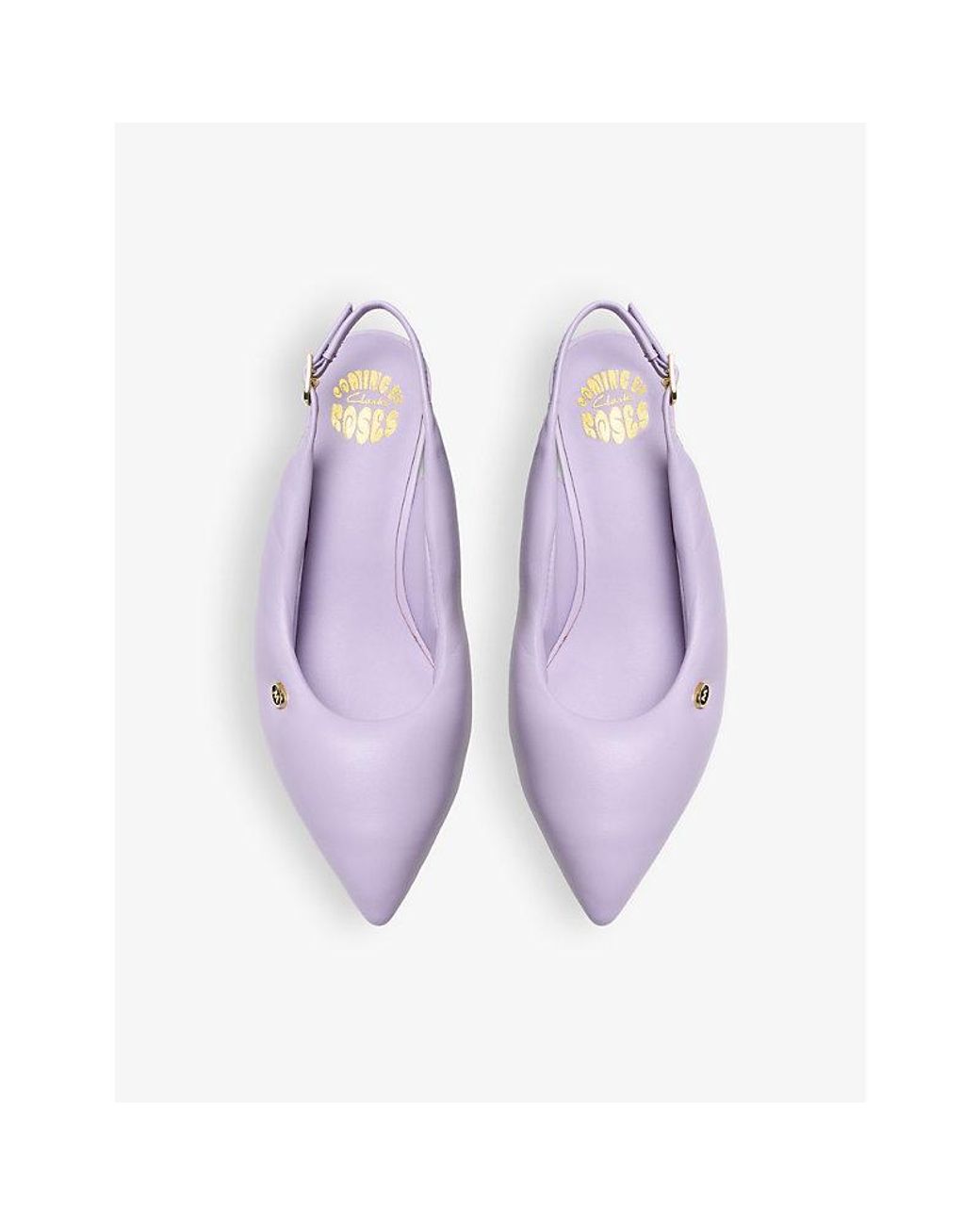 Clarks X Martine Rose Pink Martine Rose X Clarks Sling 1 Padded Heeled Leather Courts