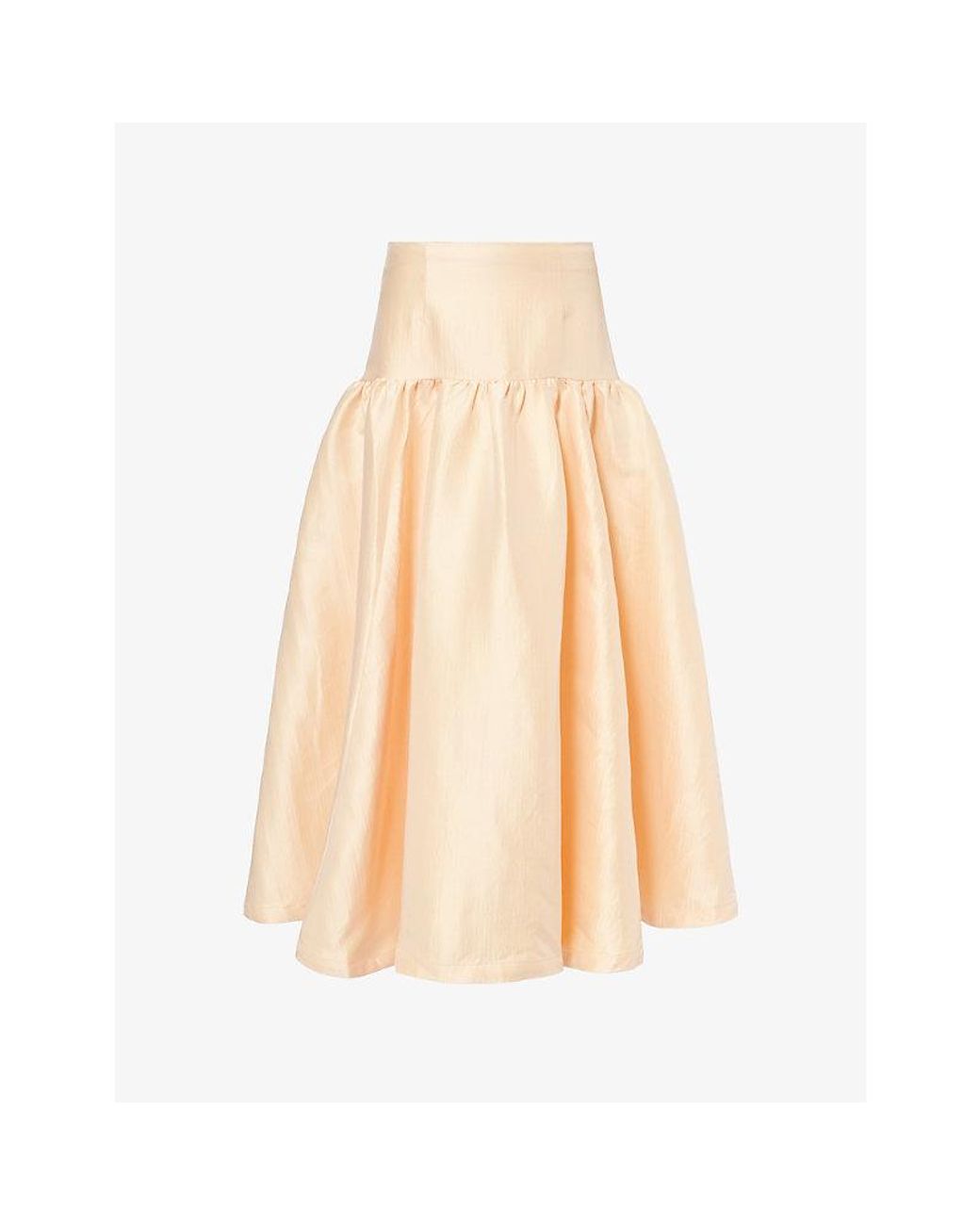 Sister Jane Multicolor Alma Gathered Satin Maxi Skirt