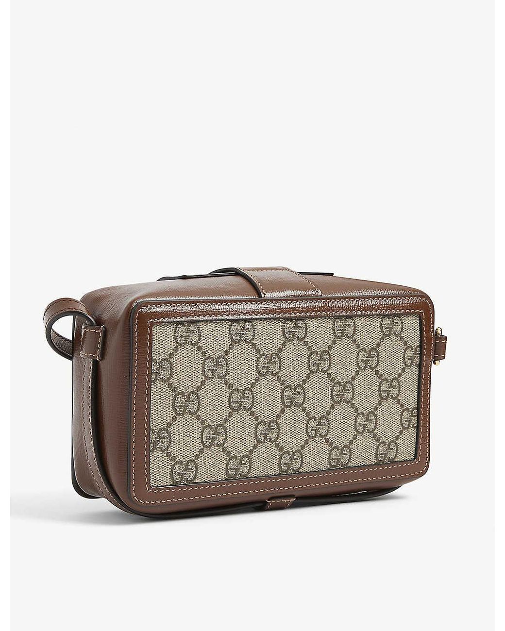 Gucci GG Mini Bag With Clasp Closure in Natural for Men Lyst