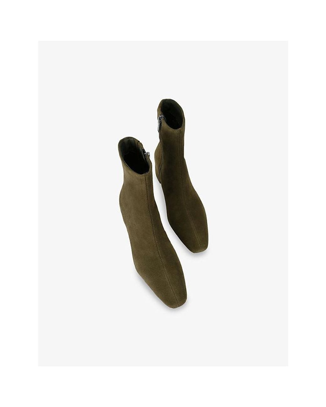 Carvela Kurt Geiger Green Padova Suede Ankle Boots