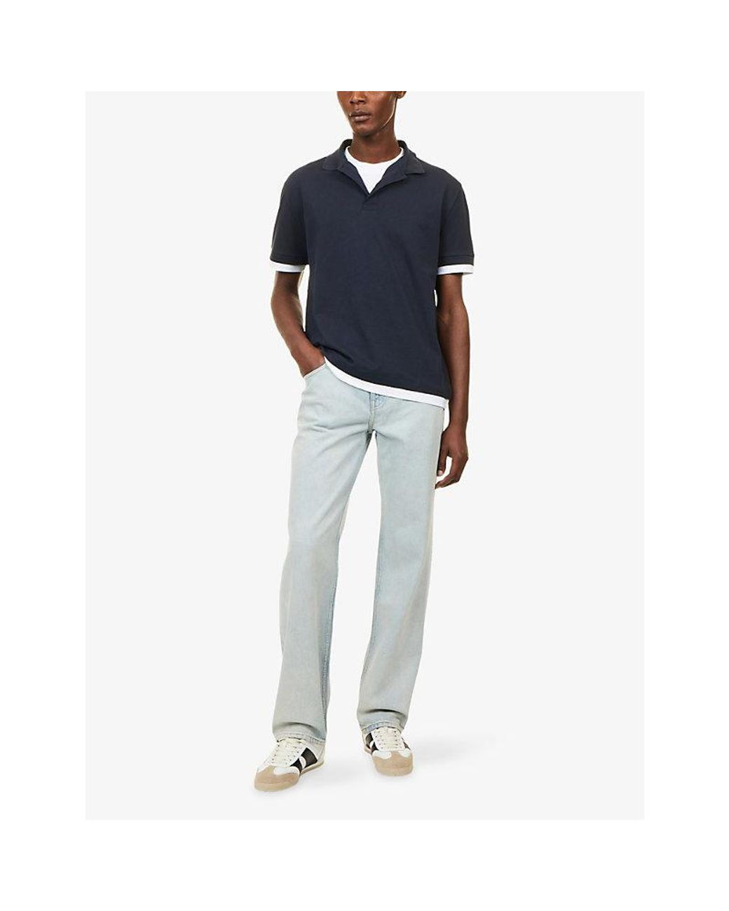 PAIGE Gray Doheny Straight-Leg Denim Jeans for men