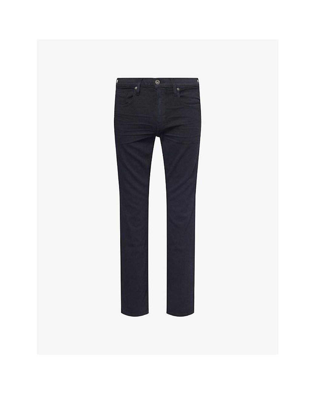 PAIGE Blue Federal Slim Straight-Leg Stretch-Denim Jeans for men