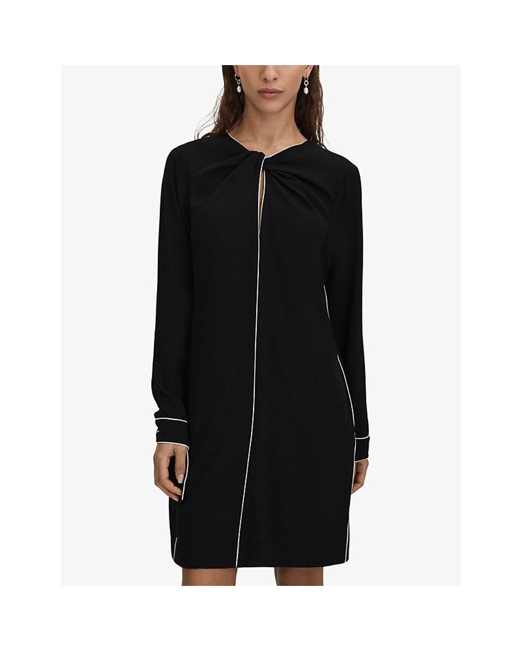 Eloise funnel neck dress cheap