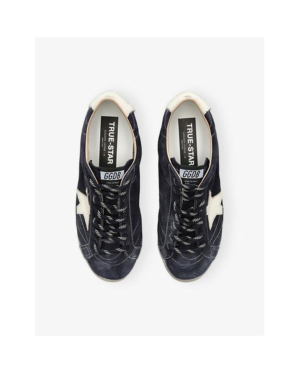 Golden Goose Deluxe Brand Blue True Star 51134 Suede Trainers for men
