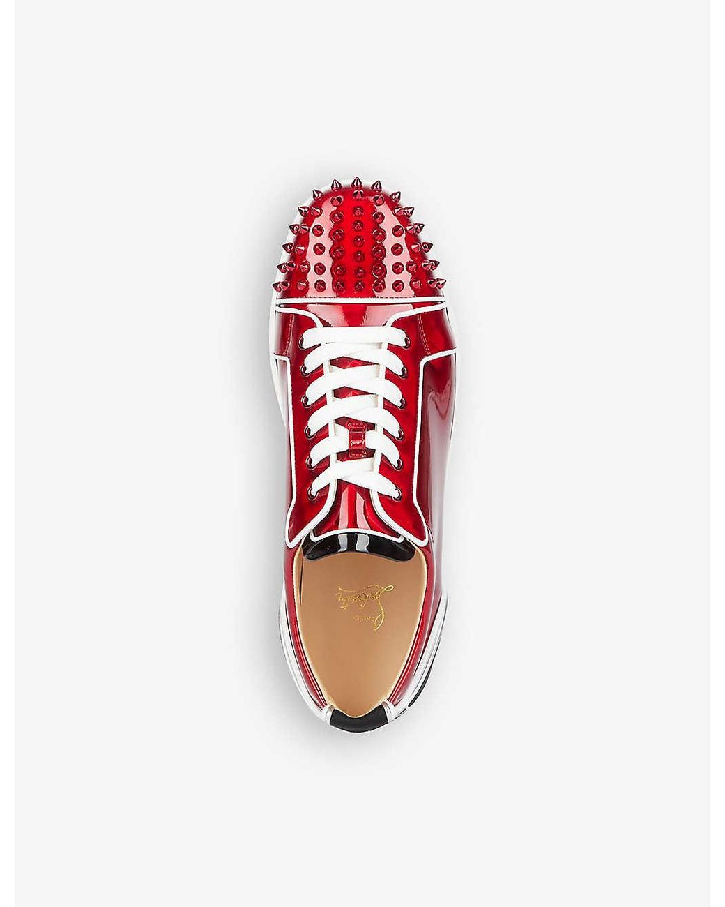 Buy Christian Louboutin Fun Louis Junior Spikes Flat 'Version