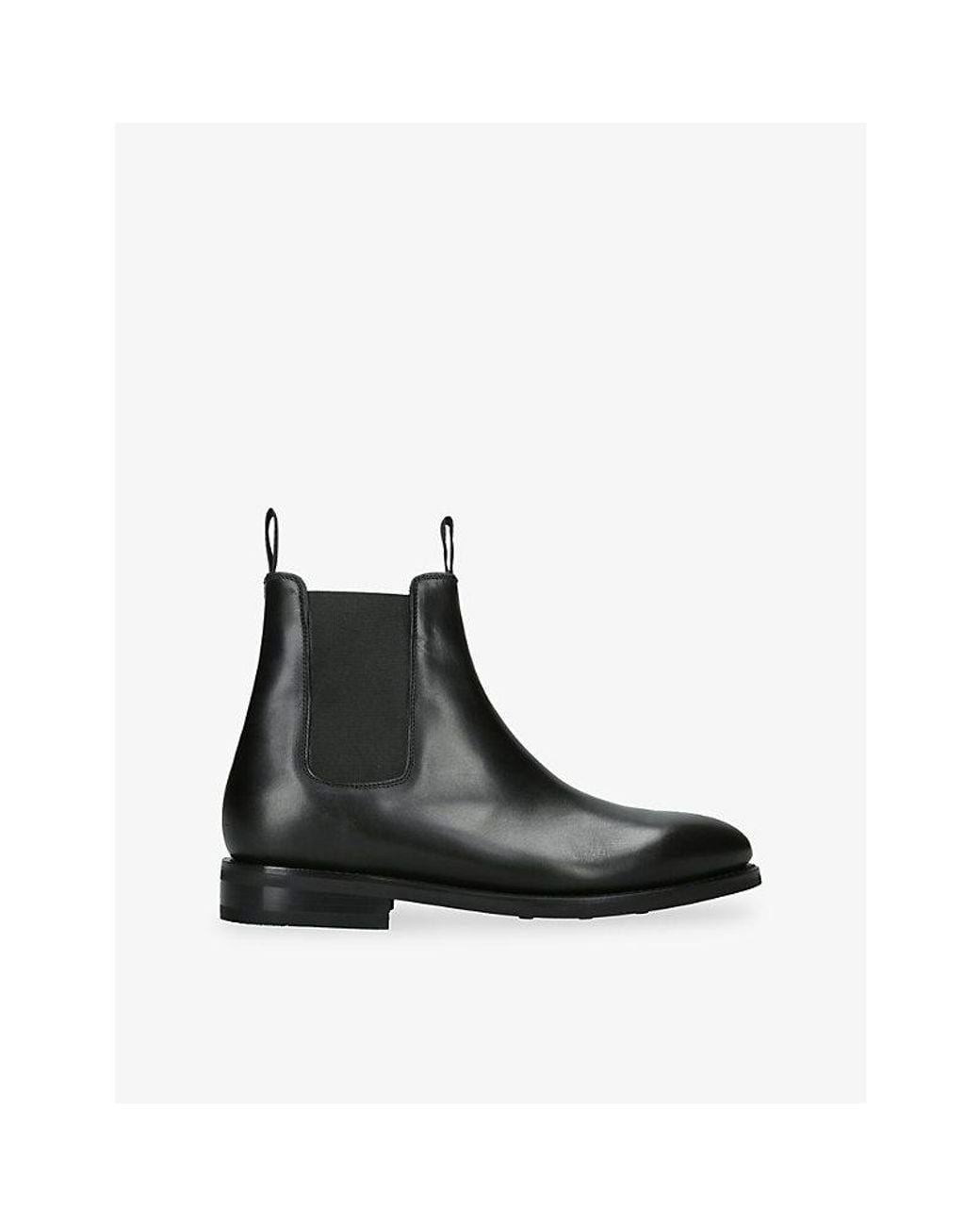 Morjas Black The Chelsea Leather Boots for men