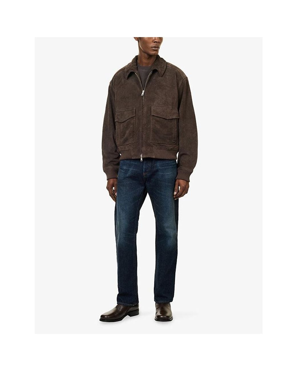 Agolde Blue Magnus Straight-Leg Denim Jeans for men