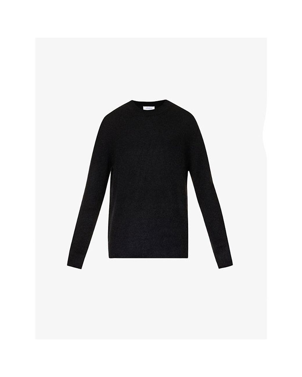 Off White c o Virgil Abloh Arrow intarsia Regular fit Wool blend