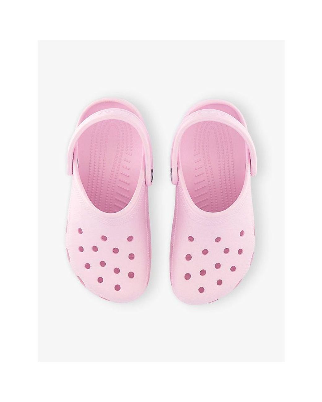 CROCSTM Pink Classic Rubber Clogs