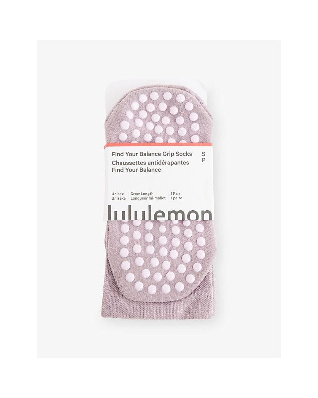 lululemon athletica Pink Find Your Balance Grip Mesh Socks
