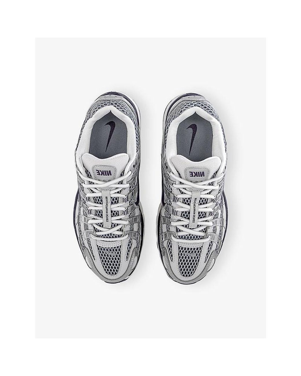 Nike White P-6000 Woven Trainers