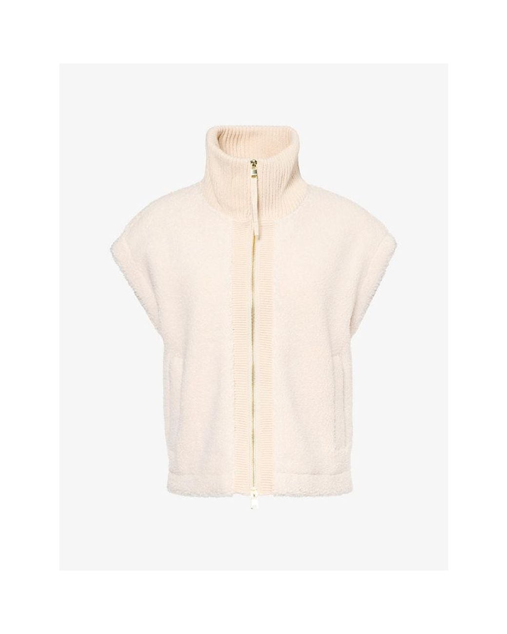 Varley Natural Dominic Faux-Shearling Gilet