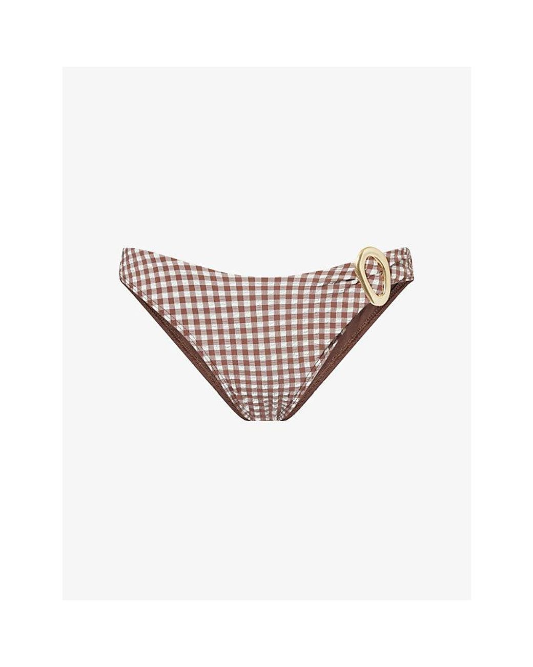 Away That Day White Cabo Verde Bikini Bottoms