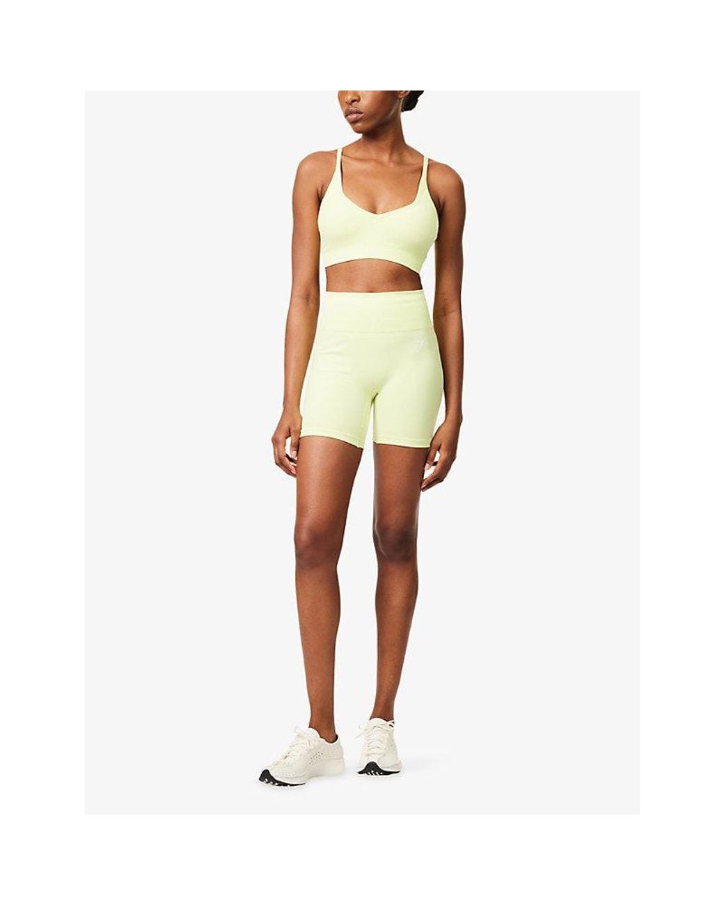 GYMSHARK Yellow Vital Sports Bra