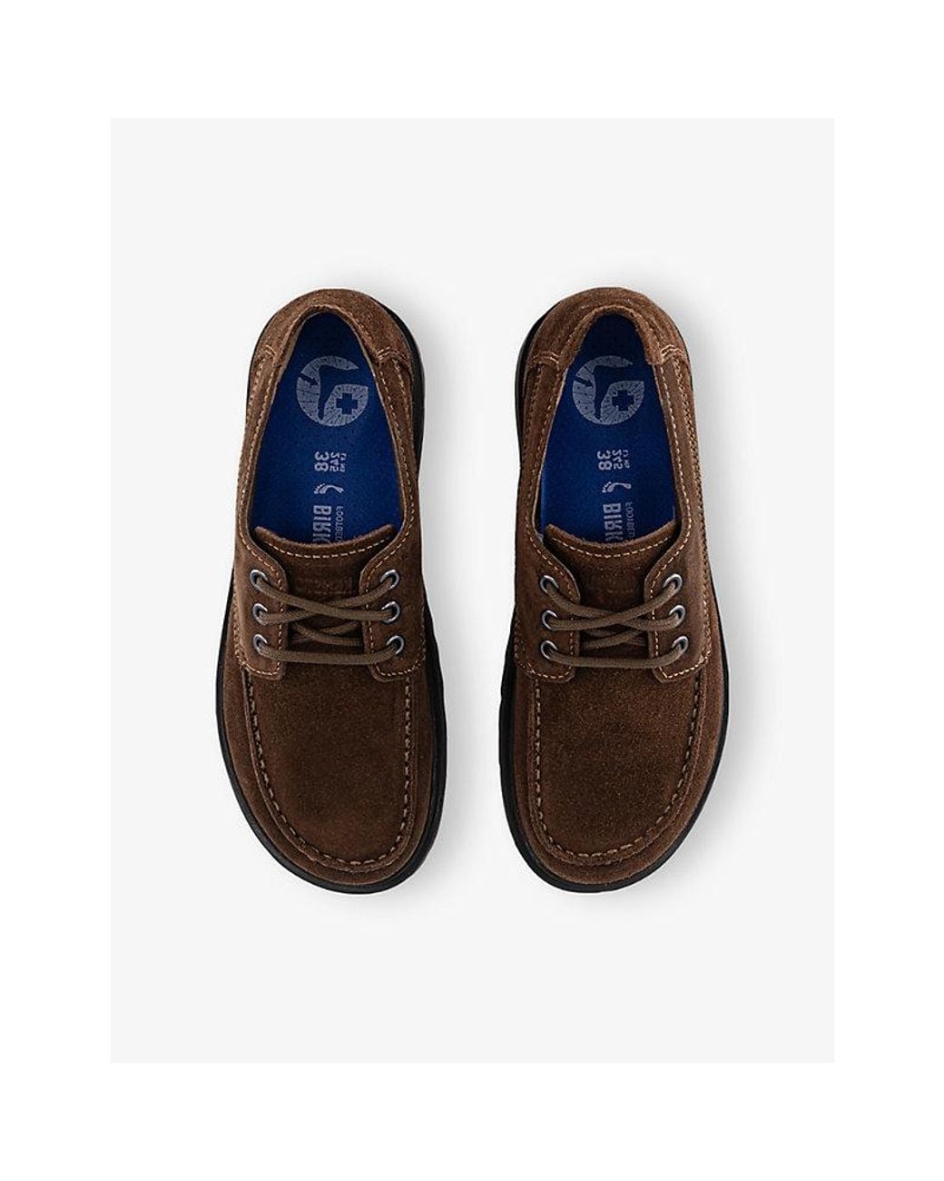 Birkenstock Brown Highwood Suede Moccasins