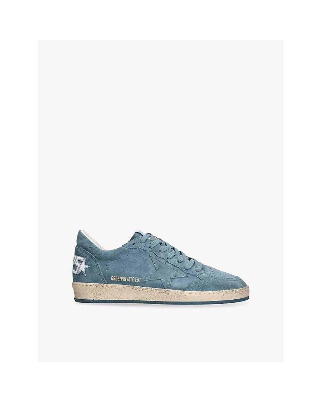 Golden Goose Deluxe Brand Blue Ball Star Exclusive Suede Low-Top Trainers for men