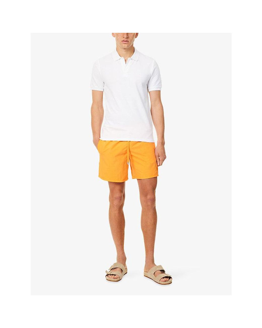 Vilebrequin Yellow Moorea Swim Shorts for men