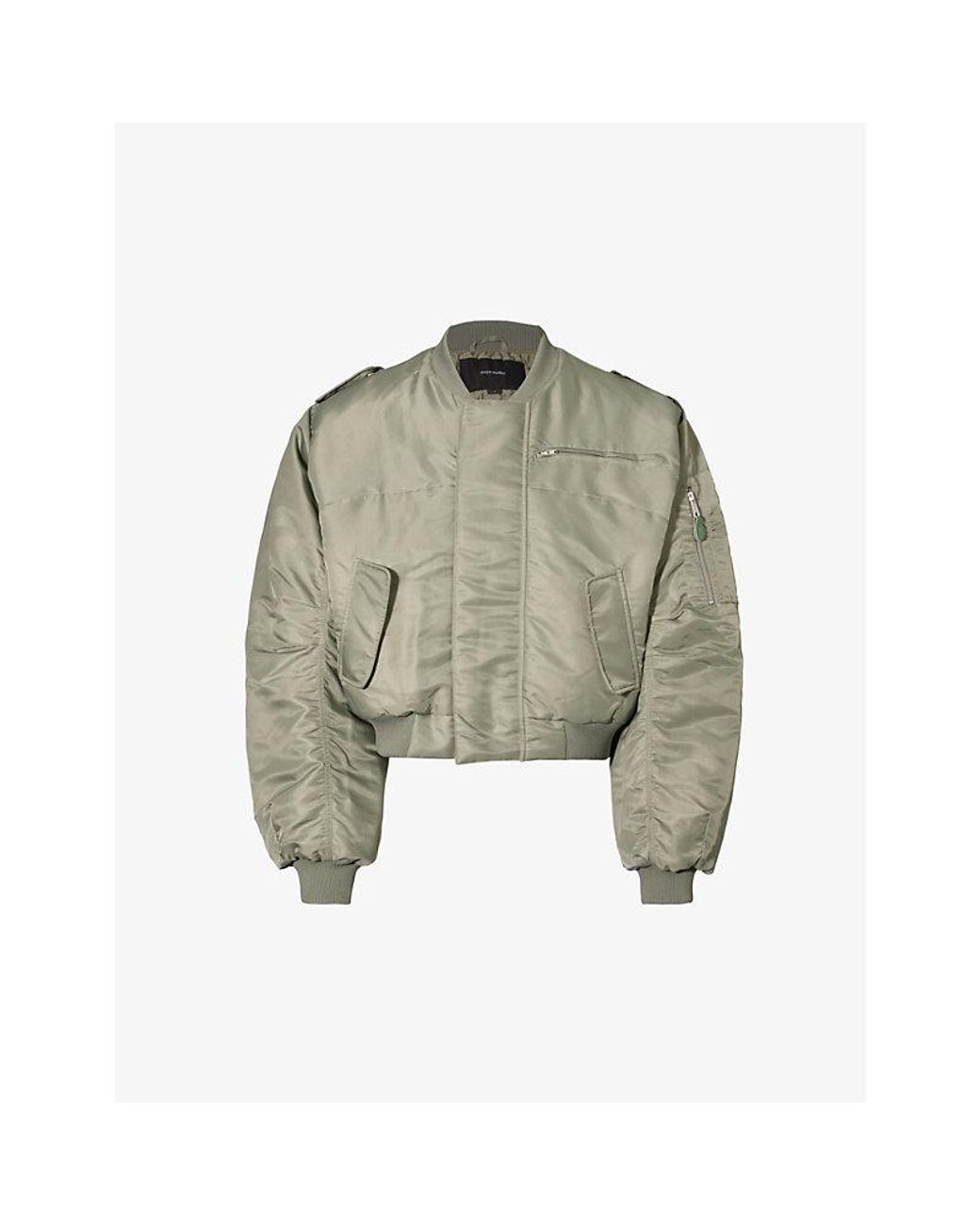 Entire studios A-2 Padded Boxy-fit Shell Bomber Jacket in Green for Men |  Lyst