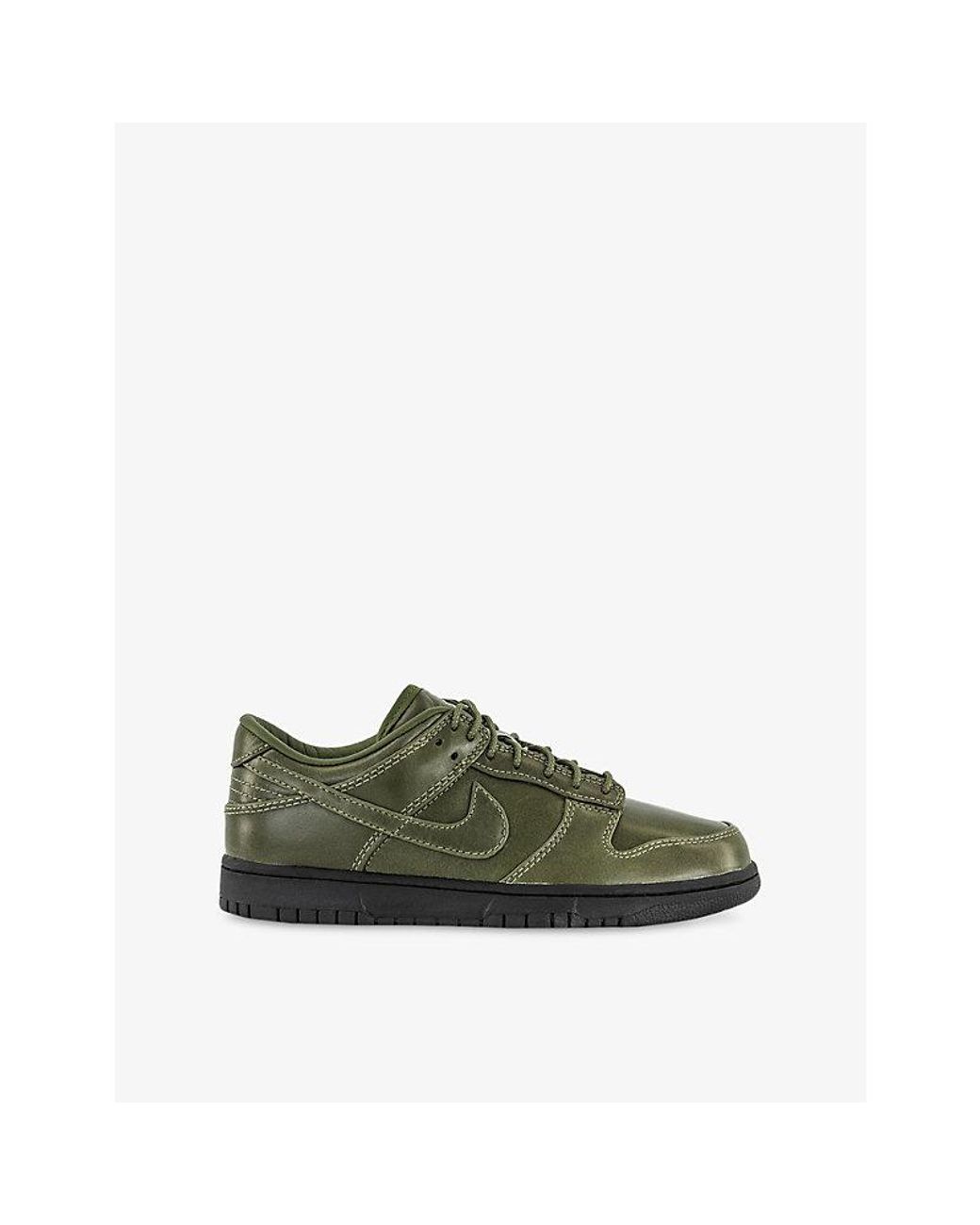 Rustic Leather Dunks Nike Dunk Low Retro Leather Trainers in Green for Men | Lyst UK
