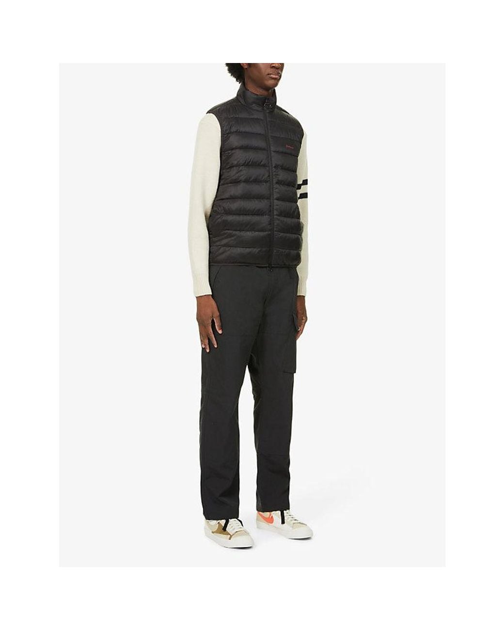 Barbour Black Bretby Quilted Shell Gilet for men