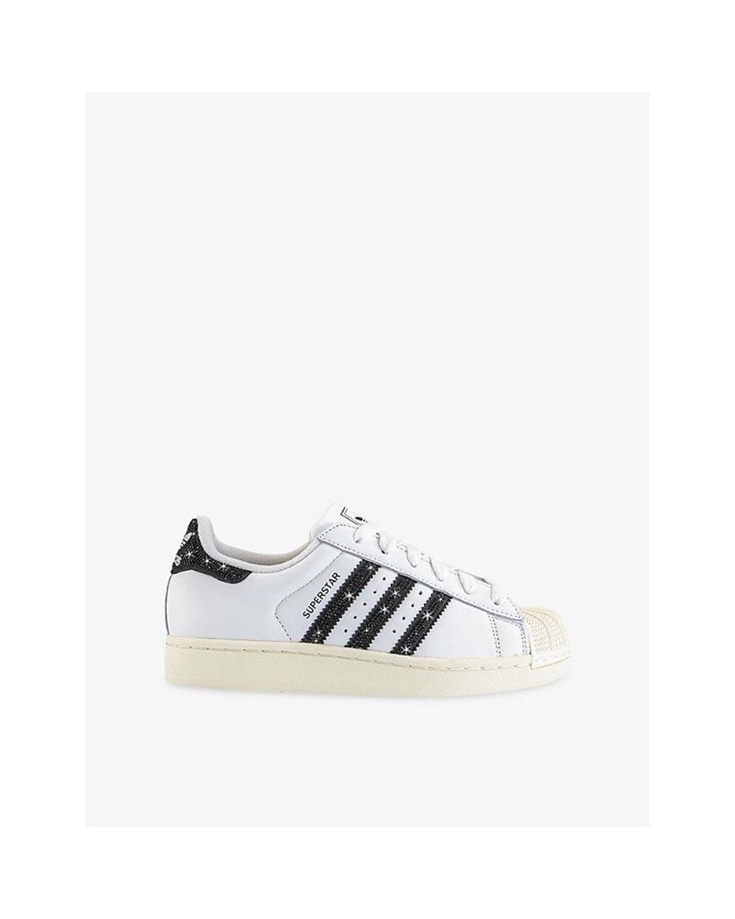 Adidas White Superstar Ii Leather Trainers