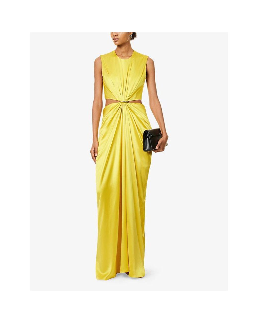 ワンピース MAX MARA PANARO SILK SATIN DRESS IN HOURGLASS Max Mara Panaro Silk Satin Hourglass Dress | Balardi