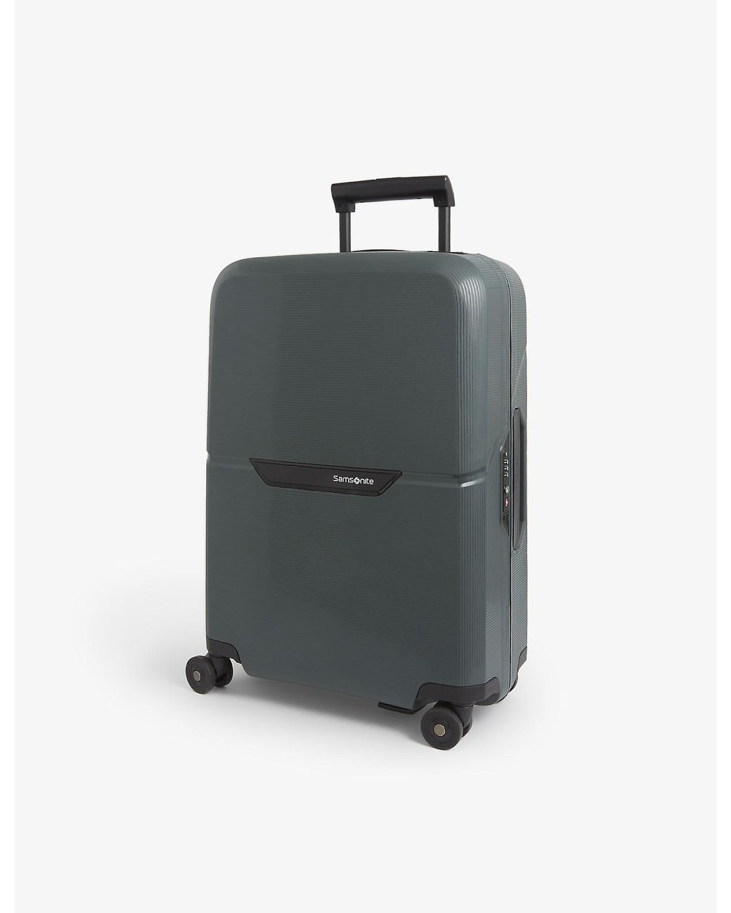 Samsonite Magnum Eco Spinner Recycled-plastic Four-wheel Suitcase 55cm in  Green | Lyst