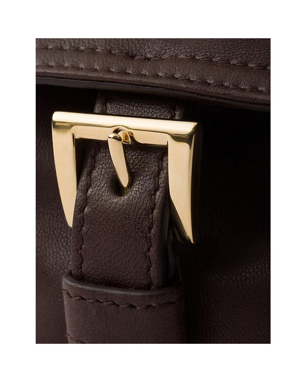 Prada Brown Sienna Explore Leather Cross-Body Bag