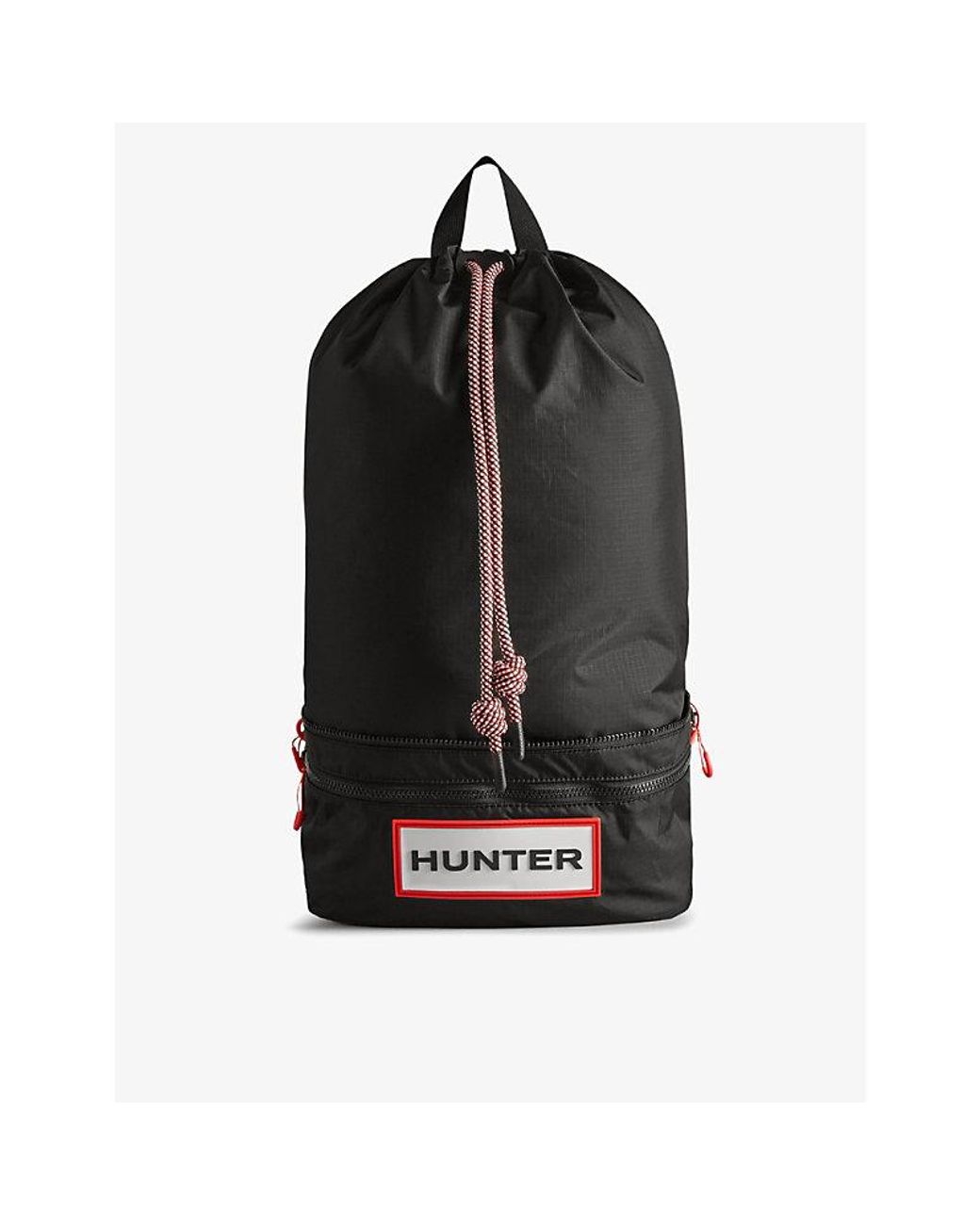 HUNTER Travel Two-way Recycled-nylon Backpack in Black | Lyst