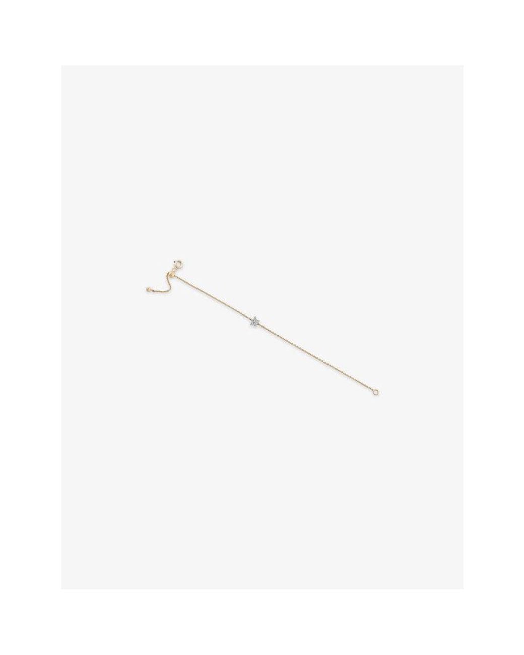 Kismet by Milka Metallic Mini Comet 0.04Ct Diamond Chain Bracelet