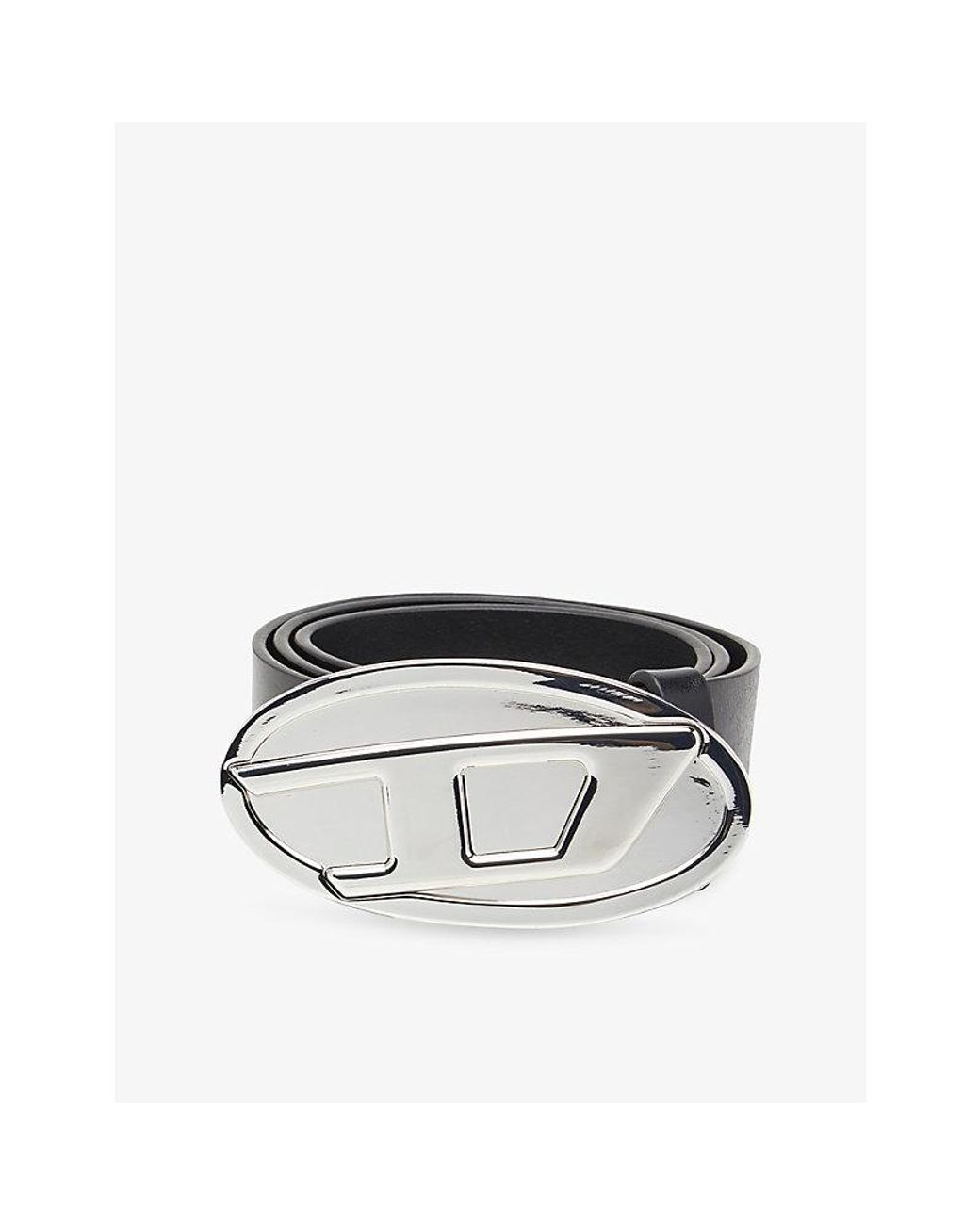 DIESEL White B 1Dr 2 0 Leather Belt