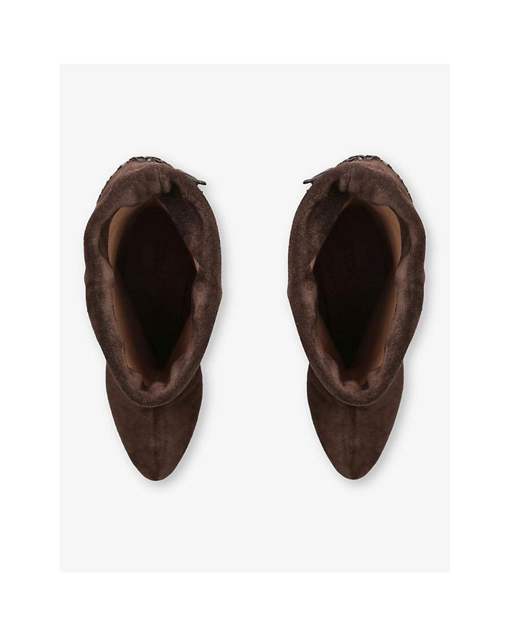 Isabel Marant Brown Dalby Heeled Suede Boots