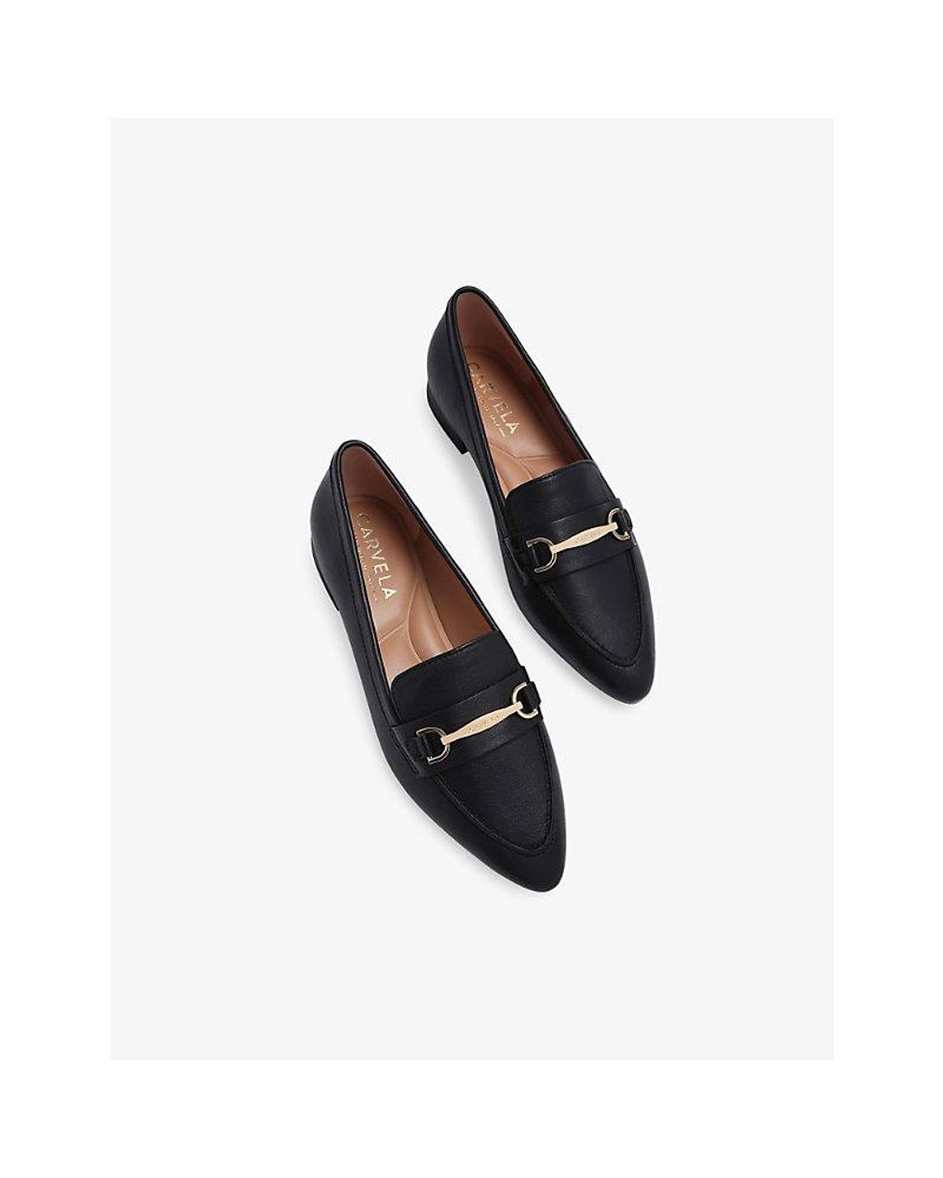 Carvela Kurt Geiger Black Passo Leather Loafers