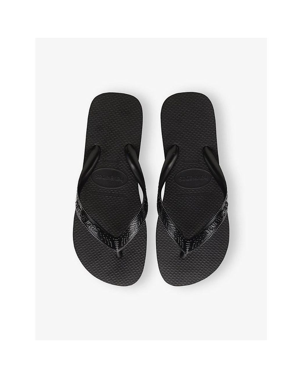 Havaianas Black Top Rubber Flip-Flops