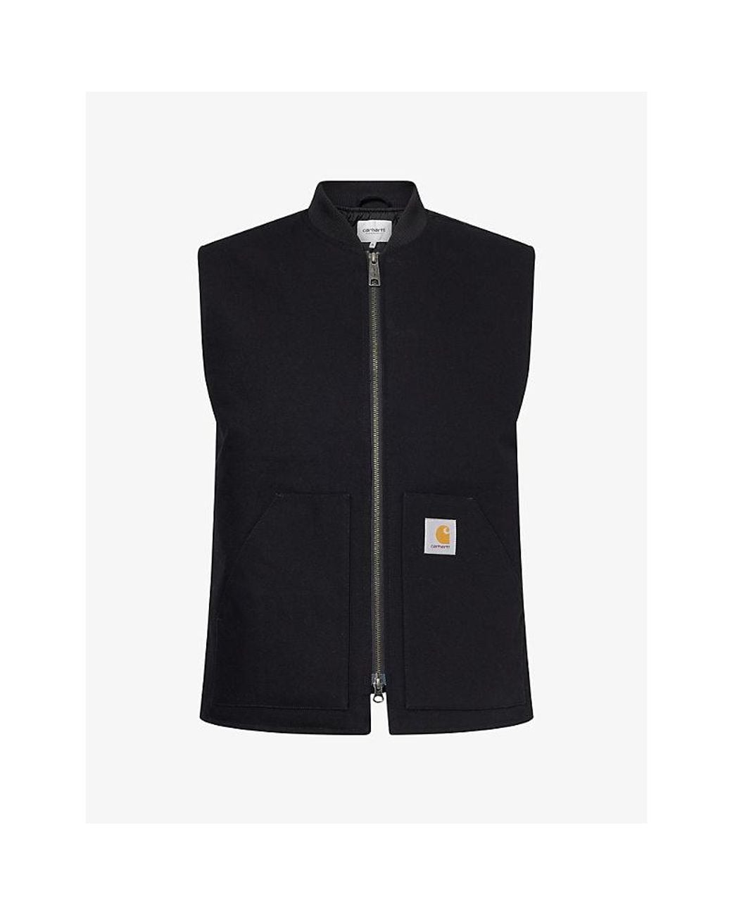 Carhartt Blue Classic Canvas Cotton Vest for men
