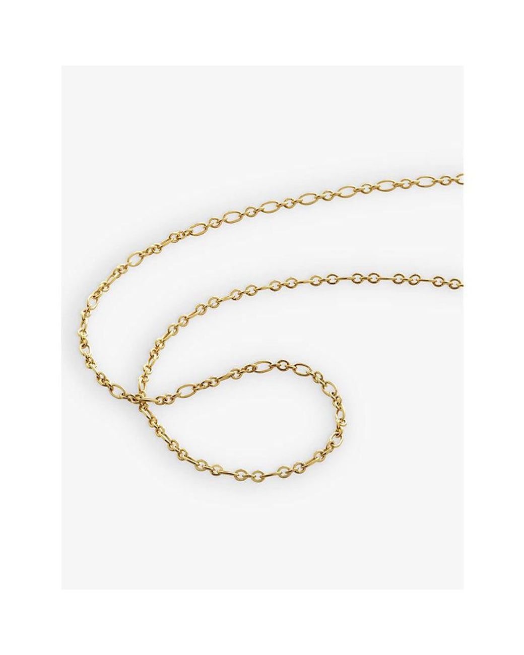 Monica Vinader Natural Cable-Chain 18Ct-Plated Vermeil Sterling- Necklace