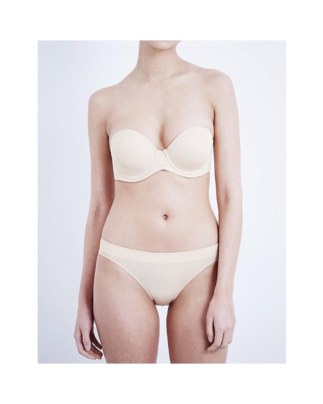 Wacoal Pink Carpet Jersey Underwired Strapless Bra