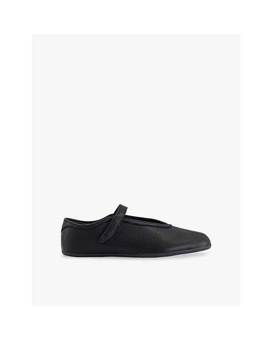 Adidas Blue Stan Smith Leather Ballet Flats