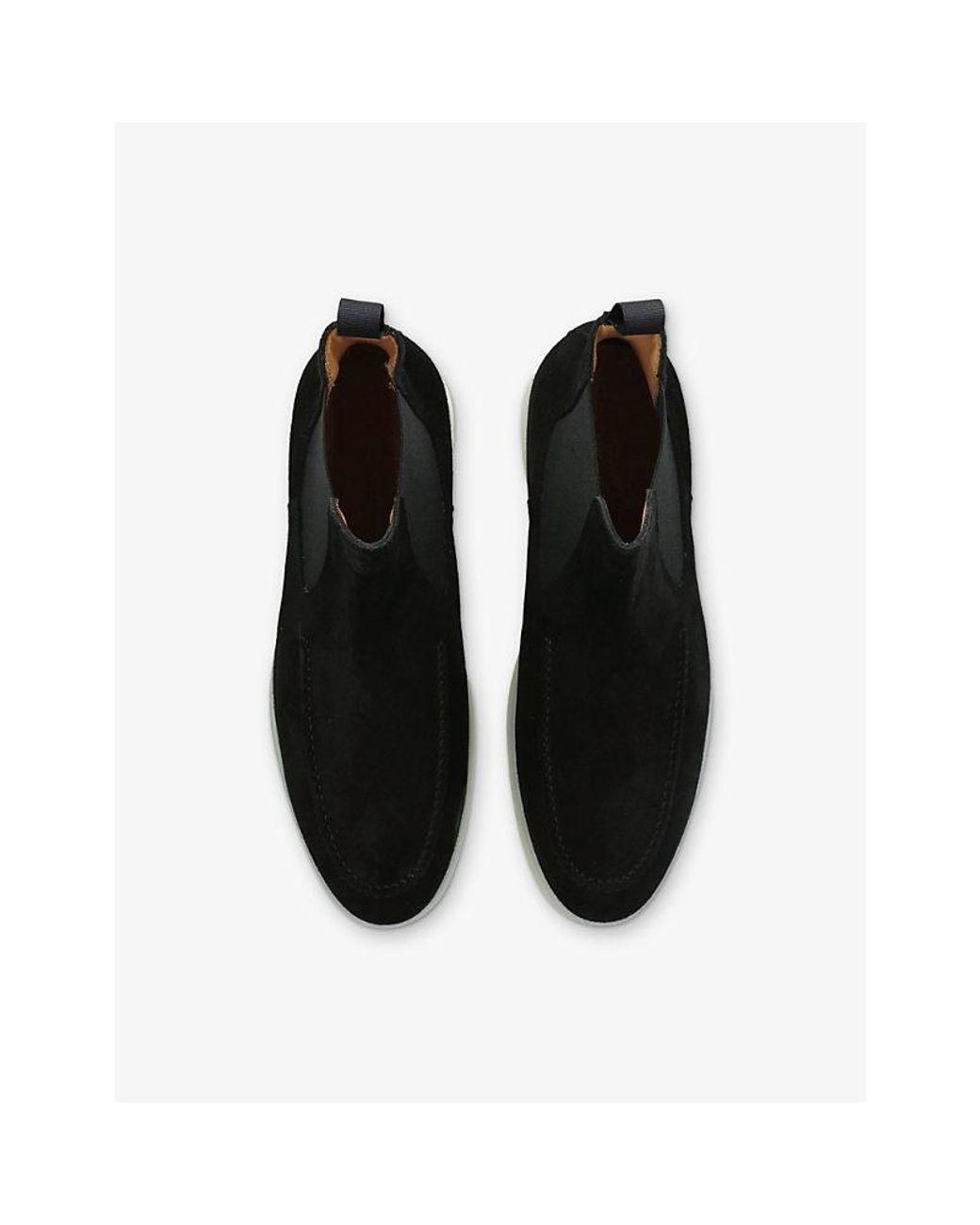 Aurélien Black City Suede Chelsea Boots for men