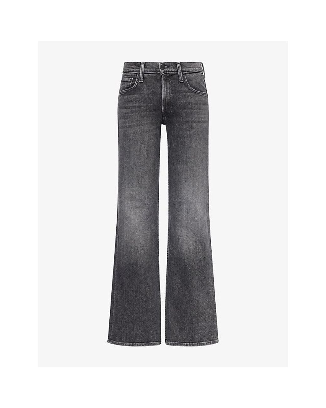 Mother Gray The Jinx Sneak 32In Bootcut Denim Jeans