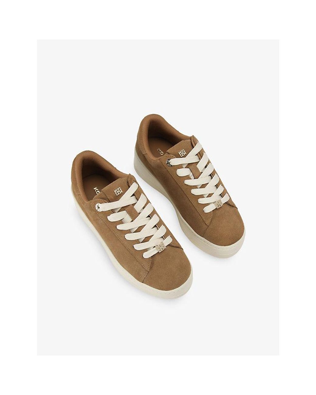 KG by Kurt Geiger Brown Logic Suede Trainers