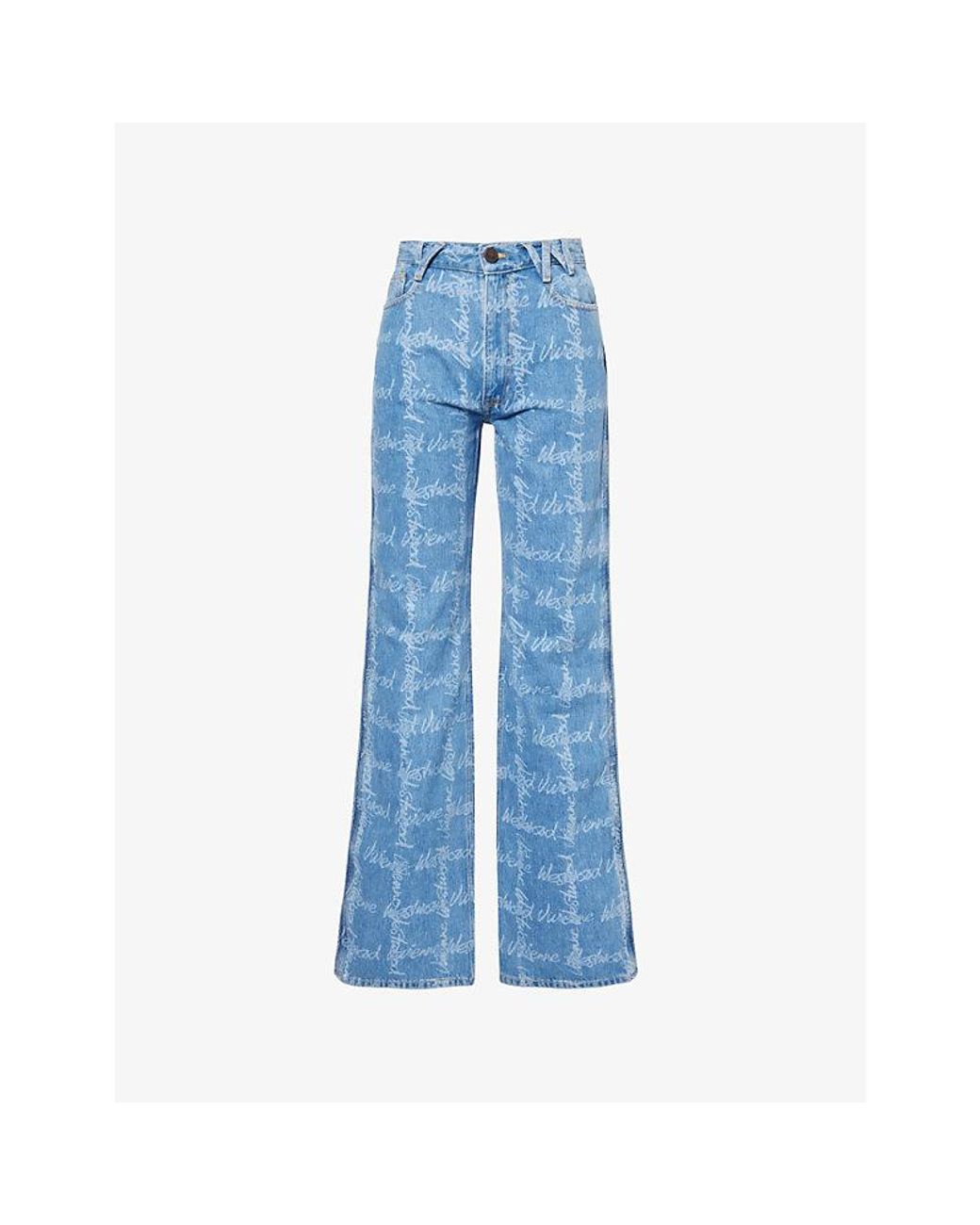 Vivienne Westwood Ray Five-Pockets Straight-Leg Mid-Rise Denim 