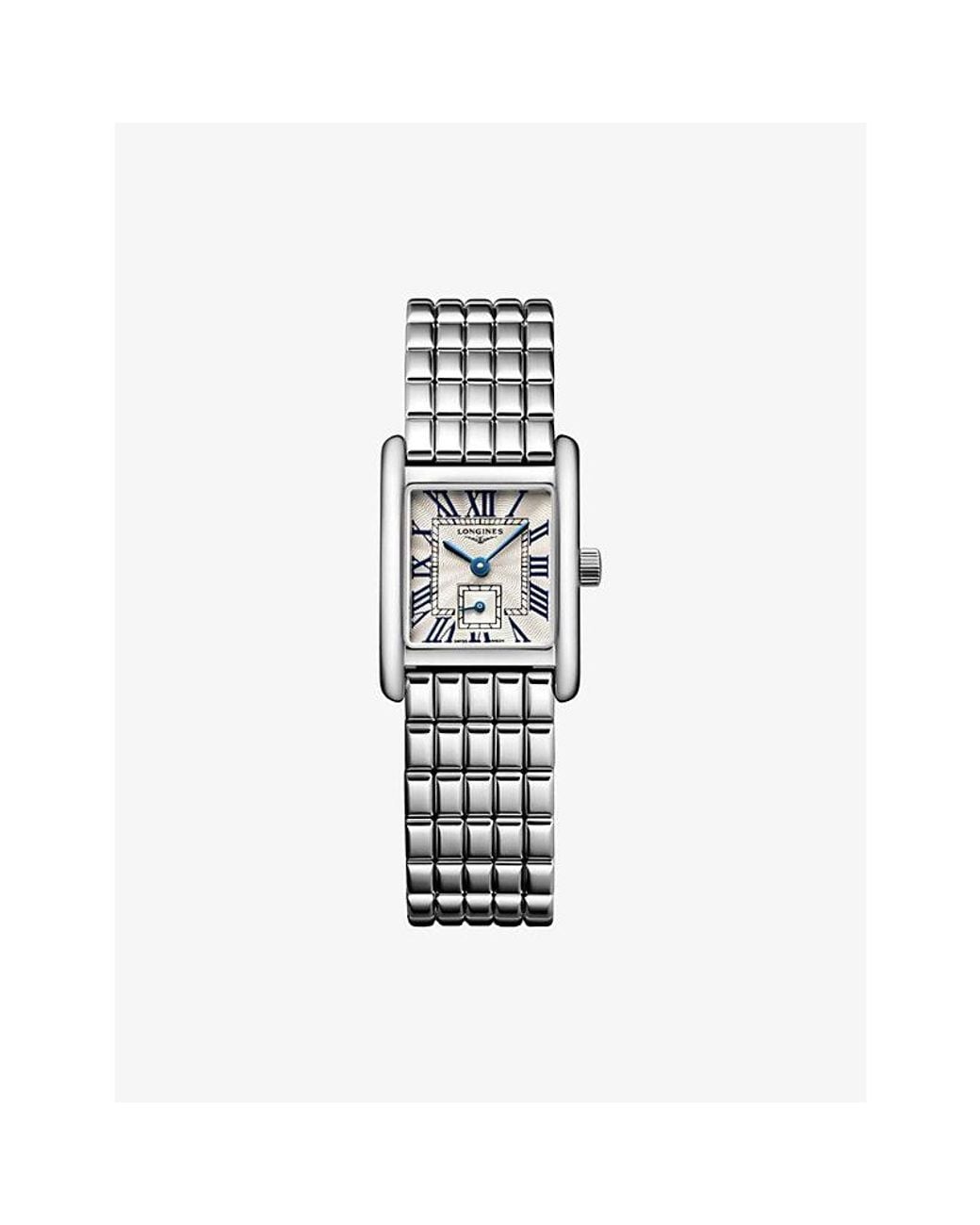 Longines White L5.200.4.71.6 Mini Dolcevita Stainless-Steel Quartz Watch