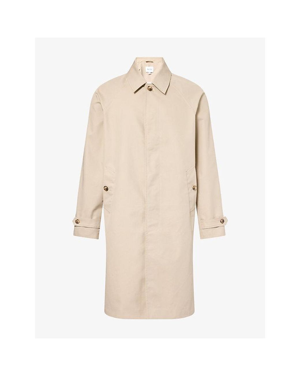Raith Natural Iver Heavy Cotton-Blend Trench Coat for men